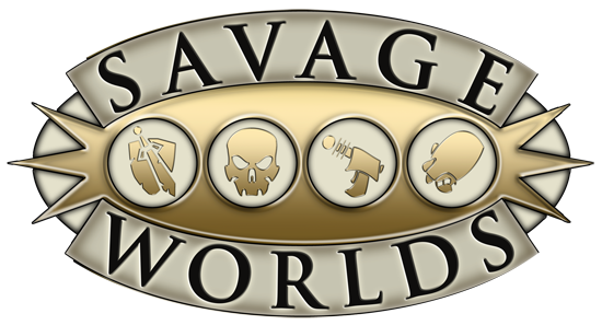Logo for TTRPG called Savage Worlds 